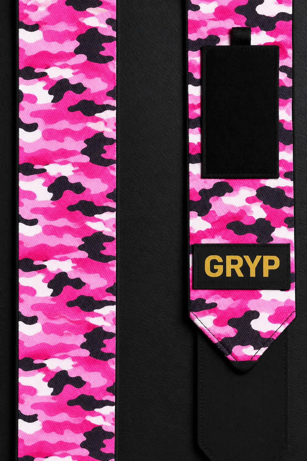 Muñequeras GRYP Camo Rosa extendidas