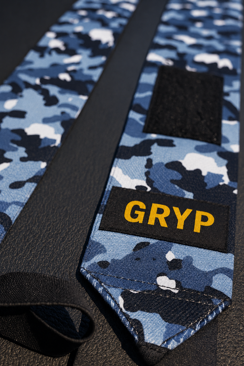 Muñequeras GRYP Camo Azul